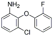 3-CHLORO-2-(2-FLUOROPHENOXY)ANILINE CAS#: 946682-31-1