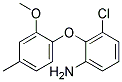 3-CHLORO-2-(2-METHOXY-4-METHYLPHENOXY)ANILINE CAS#: 937604-71-2