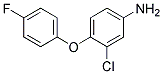 3-CHLORO-4-(4-FLUOROPHENOXY)ANILINE CAS#: 937608-56-5