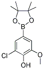 3-CHLORO-4-HYDROXY-5-METHOXYPHENYLBORONIC ACID, PINACOL ESTER CAS#: 919496-57-4