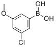 3-CHLORO-5-METHOXYBENZENEBORONIC ACID CAS#: 915201-07-9