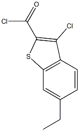 3-CHLORO-6-ETHYLBENZO[B]THIOPHENE-2-CARBONYL CHLORIDE CAS#: 901555-86-0