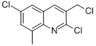 3-CHLOROMETHYL-2,6-DICHLORO-8-METHYLQUINOLINE CAS#: 948292-19-1