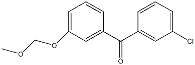 (3-CHLOROPHENYL)[3-(METHOXYMETHOXY)PHENYL]METHANONE CAS#: 938458-64-1