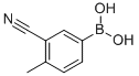 (3-CYANO-4-METHYLPHENYL)BORONIC ACID CAS#: 911210-49-6