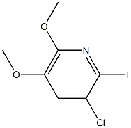 3-Chloro-2-iodo-5,6-diMethoxy-pyridine CAS#: 910616-72-7