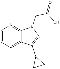(3-Cyclopropyl-1H-pyrazolo[3,4-b]pyridin-1-yl)acetic acid CAS#: 937605-64-6