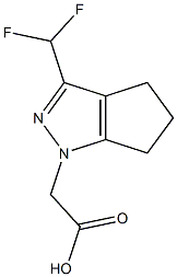 [3-(Difluoromethyl)-5,6-dihydrocyclopenta[c]pyrazol-1(4H)-yl]acetic acid CAS#: 937599-56-9