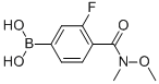 3-FLUORO-4-[(N-METHOXY-N-METHYL)CARBAMOYL]BENZENEBORONIC ACID 98 CAS#: 913835-59-3