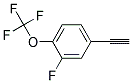 3-FLUORO-4-(TRIFLUOROMETHOXY)PHENYLACETYLEN CAS#: 912617-68-6