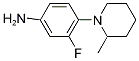 3-Fluoro-4-(2-methyl-1-piperidinyl)aniline CAS#: 952906-53-5