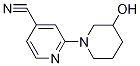 3-Hydroxy-3,4,5,6-tetrahydro-2H-[1,2']bipyridinyl-4'-carbonitrile, 98+% C11H13N3O, 分子量 203.24 CAS#: 939986-85-3
