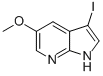 3-IODO-5-METHOXY-1H-PYRROLO[2,3-B]PYRIDINE CAS#: 913983-33-2