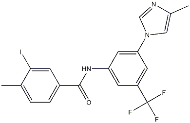 3-Iodo-4-methyl-N-[3-(4-methyl-1H-imidazol-1-yl)-5-(trifluoromethyl)phenyl]benzamide CAS#: 926922-18-1