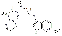 3-Isoquinolinecarboxamide,  1,2-dihydro-N-[2-(6-methoxy-1H-indol-3-yl)ethyl]-1-oxo- CAS#: 902326-00-5