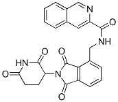 3-Isoquinolinecarboxamide,  N-[[2-(2,6-dioxo-3-piperidinyl)-2,3-dihydro-1,3-dioxo-1H-isoindol-4-yl]methyl]- CAS#: 927671-65-6