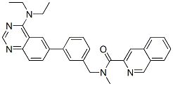 3-Isoquinolinecarboxamide,  N-[[3-[4-(diethylamino)-6-quinazolinyl]phenyl]methyl]-N-methyl- CAS#: 950568-48-6