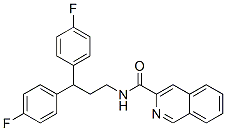3-Isoquinolinecarboxamide,  N-[3,3-bis(4-fluorophenyl)propyl]- CAS#: 914386-33-7