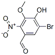 3-METHOXY-2-NITRO-4-HYDROXY-5-BROMO-BENZALDEHYDE CAS#: 98434-34-5