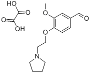 3-METHOXY-4-[2-(1-PYRROLIDINYL)ETHOXY]BENZALDEHYDE OXALATE CAS#: 99556-74-8