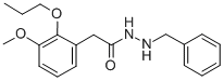 (3-Methoxy-2-propoxyphenyl)acetic acid 2-benzylhydrazide CAS#: 99263-35-1