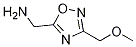 3-(MethoxyMethyl)-1,2,4-oxadiazole-5-MethanaMine CAS#: 915920-22-8