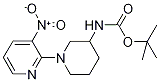 (3'-Nitro-3,4,5,6-tetrahydro-2H-[1,2']bipyridinyl-3-yl)-carbaMic acid tert-butyl ester, 98+% C15H22N4O4, 分子量 322.36 CAS#: 939986-23-9