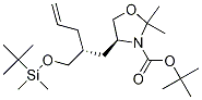 3-Oxazolidinecarboxylic acid, 4-[(2R)-2-[[[(1,1-diMethylethyl)diMethylsilyl]oxy]Methyl]-4-penten-1-yl]-2,2-diMethyl-, 1,1-diMethylethyl ester, (4S)- CAS#: 942144-14-1