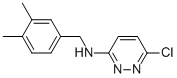 3-PYRIDAZINAMINE, 6-CHLORO-N-[(3,4-DIMETHYLPHENYL)METHYL]- CAS#: 919522-42-2