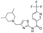 3-PYRIDINECARBOXAMIDE, N-[4-[(3,5-DIMETHYL-1-PIPERIDINYL)METHYL]-2-THIAZOLYL]-6-(TRIFLUOROMETHYL)- CAS#: 949711-02-8