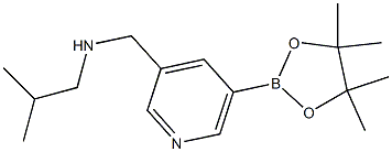 3-PYRIDINEMETHANAMINE, N-(2-METHYLPROPYL)-5-(4,4,5,5-TETRAMETHYL-1,3,2-DIOXABOROLAN-2-YL)- CAS#: 919347-20-9