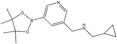 3-PYRIDINEMETHANAMINE, N-(CYCLOPROPYLMETHYL)-5-(4,4,5,5-TETRAMETHYL-1,3,2-DIOXABOROLAN-2-YL)- CAS#: 919347-13-0