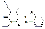 3-Pyridinecarbonitrile,  5-[2-(2-bromophenyl)hydrazinylidene]-1-ethyl-1,2,5,6-tetrahydro-4-methyl-2,6-dioxo- CAS#: 934088-16-1