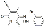 3-Pyridinecarbonitrile,  5-[2-(2-bromophenyl)hydrazinylidene]-1,2,5,6-tetrahydro-1,4-dimethyl-2,6-dioxo- CAS#: 934088-20-7