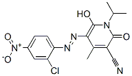 3-Pyridinecarbonitrile,  5-[2-(2-chloro-4-nitrophenyl)diazenyl]-1,2-dihydro-6-hydroxy-4-methyl-1-(1-methylethyl)-2-oxo- CAS#: 940063-98-9