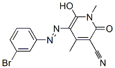 3-Pyridinecarbonitrile,  5-[2-(3-bromophenyl)diazenyl]-1,2-dihydro-6-hydroxy-1,4-dimethyl-2-oxo- CAS#: 940064-16-4