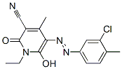 3-Pyridinecarbonitrile,  5-[2-(3-chloro-4-methylphenyl)diazenyl]-1-ethyl-1,2-dihydro-6-hydroxy-4-methyl-2-oxo- CAS#: 940063-37-6