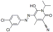 3-Pyridinecarbonitrile,  5-[2-(3,4-dichlorophenyl)diazenyl]-1,2-dihydro-6-hydroxy-4-methyl-1-(1-methylethyl)-2-oxo- CAS#: 940063-90-1