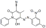 3-Pyridinecarbonitrile,  5-[(4-chloro-2-nitrophenyl)azo]-1,2-dihydro-6-hydroxy-4-methyl-2-oxo-1-phenyl-  (9CI) CAS#: 913713-01-6