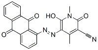 3-Pyridinecarbonitrile,  5-[(9,10-dihydro-9,10-dioxo-1-anthracenyl)azo]-1,2-dihydro-6-hydroxy-1,4-dimethyl-2-oxo-  (9CI) CAS#: 914670-05-6