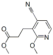 3-Pyridinepropanoic acid, 4-cyano-2-methoxy-, methyl ester CAS#: 908279-59-4
