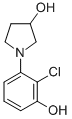 3-Pyrrolidinol, 1-(2-chloro-3-hydroxyphenyl)- CAS#: 925233-26-7