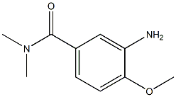 3-amino-4-methoxy-N,N-dimethylbenzamide(SALTDATA: FREE) CAS#: 953888-49-8
