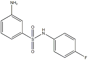 3-amino-N-(4-fluorophenyl)benzenesulfonamide CAS#: 953717-92-5