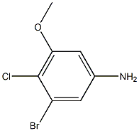 3-bromo-4-chloro-5-methoxyaniline CAS#: 940948-33-4