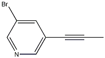 3-bromo-5-(prop-1-ynyl)pyridine CAS#: 917772-69-1