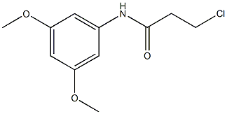 3-chloro-N-(3,5-dimethoxyphenyl)propanamide CAS#: 915923-51-2
