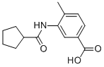 3-[(cyclopentylcarbonyl)amino]-4-methylbenzoic acid CAS#: 915923-57-8