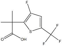 3-fluoro-a,a-dimethyl-5-(trifluoromethyl)-2-Thiopheneacetic acid CAS#: 950604-93-0