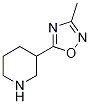 3-methyl-5-(piperidin-3-yl)-1,2,4-oxadiazole CAS#: 902837-17-6